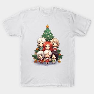 Christmas With Your Favorite Anime T-Shirt